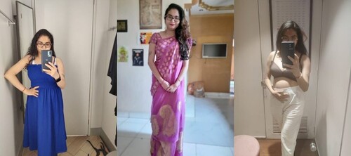 Sexy Indian Wife Shows her Milky Boobs