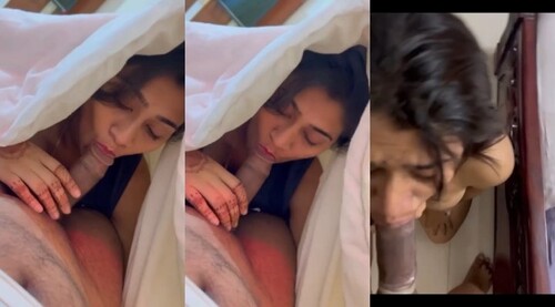 Sexy Indian Girl Sucking Lover Dick